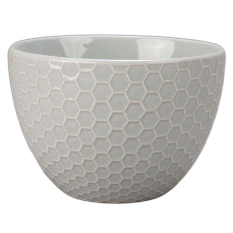 Glassware & Tabletop * | Bia Cordon Bleu Honeycomb 5.5 Cereal Bowl | Grey