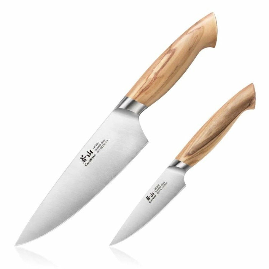 Knives * | Cangshan Cutlery Oliv Series 2-Piece Starter Set