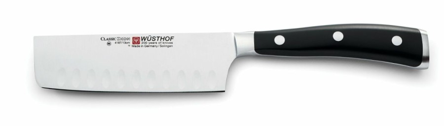 Knives * | Wusthof Cutlery Wusthof Classic Ikon 5 Nakiri Knife | Hollow Edge