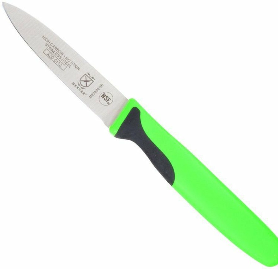 Knives * | Mercer Cutlery Millennia 3 Paring Knife Green