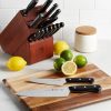 Kitchen * | J.A. Henckels International Solution 15-Pc. Knife Block Set