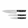 Kitchen * | J.A. Henckels Dynamic 3 Piece Starter Knife Set Black