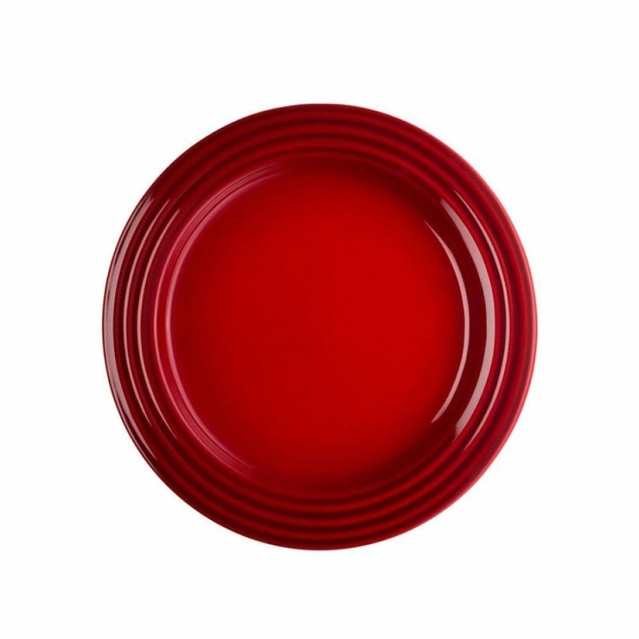 Glassware & Tabletop * | Le Creuset 8.5 Salad Plates Set Of 4 | Cerise/Cherry Red