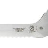 Knives * | Mercer Cutlery Mercer Culinary Ultimate White 8 Wavy Edge Offset Utility Knife (Commercial)