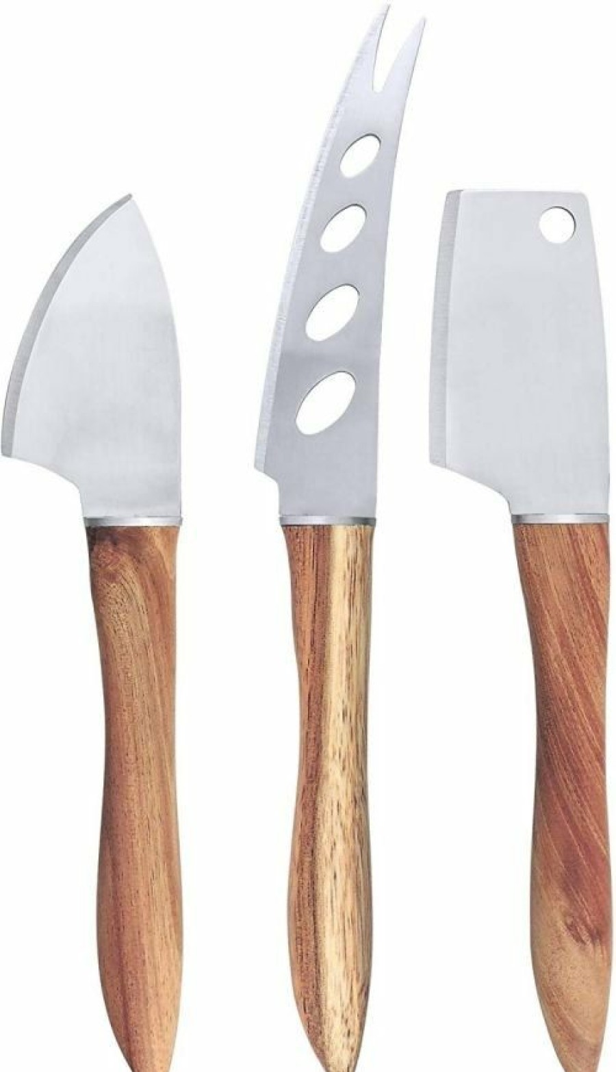 Knives * | Swissmar 3-Piece Acacia Handle Knife Set