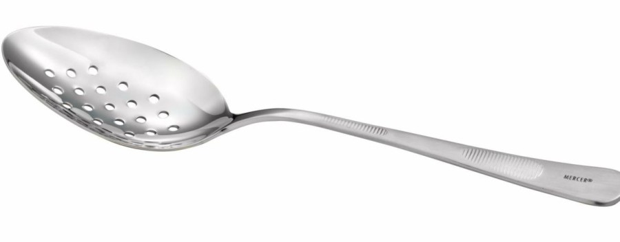 Cooks' Tools * | Mercer Culinary 9 Perforated Bowl Stainless Steel Plating Spoon