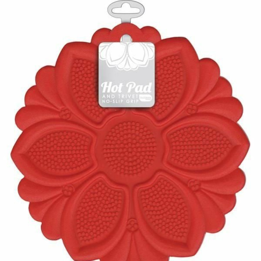 Glassware & Tabletop * | Talisman Designs Silicone Hot Pad Red