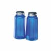 Glassware & Tabletop * | Mosser Glass Panel Salt And Pepper Shakers | Cobalt