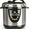 Kitchen * | Berghoff 6.3-Qt. Electric Pressure Cooker Black, Silver