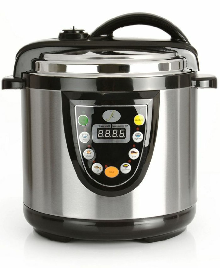 Kitchen * | Berghoff 6.3-Qt. Electric Pressure Cooker Black, Silver