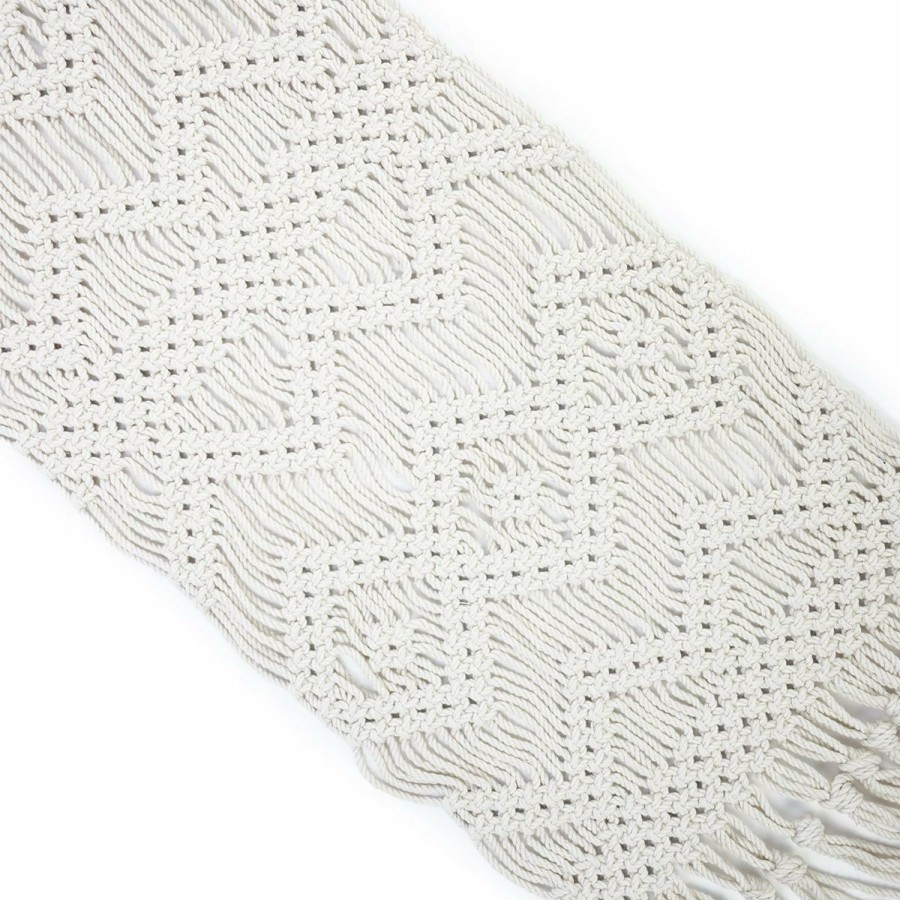 Glassware & Tabletop * | Everything Kitchens 13 X 86 Macrame Table Runner | Reverie