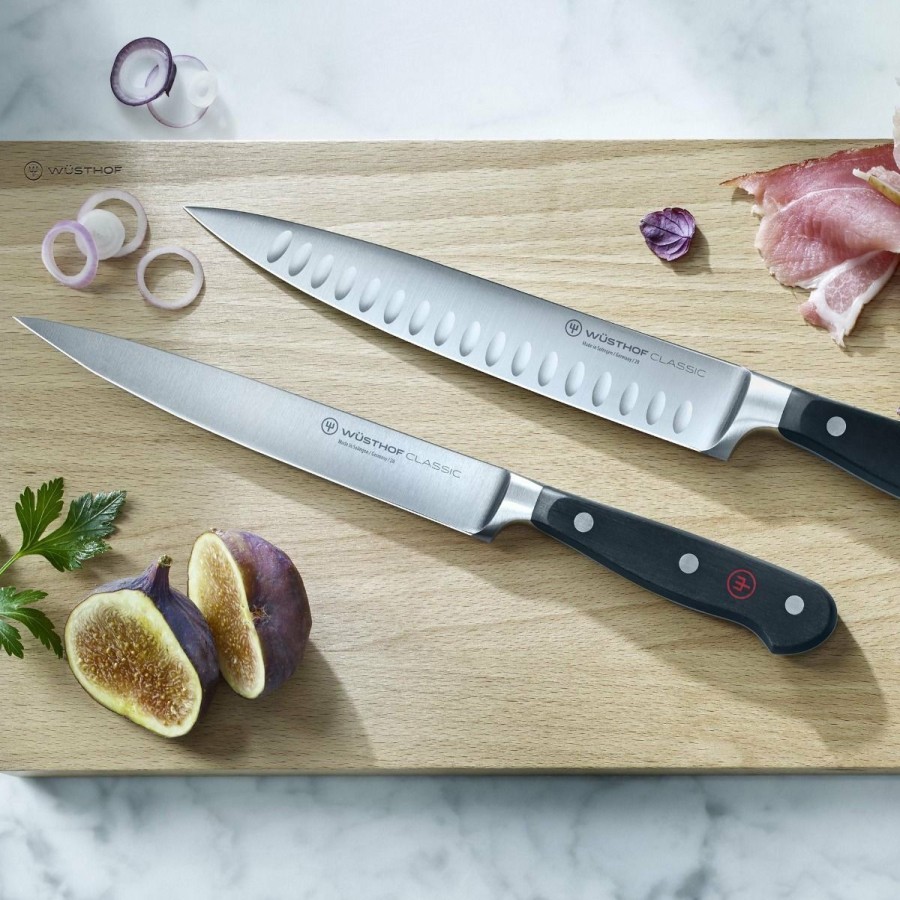 Knives * | Wusthof Cutlery Wusthof Classic 8 Carving Knife | Hollow Edge