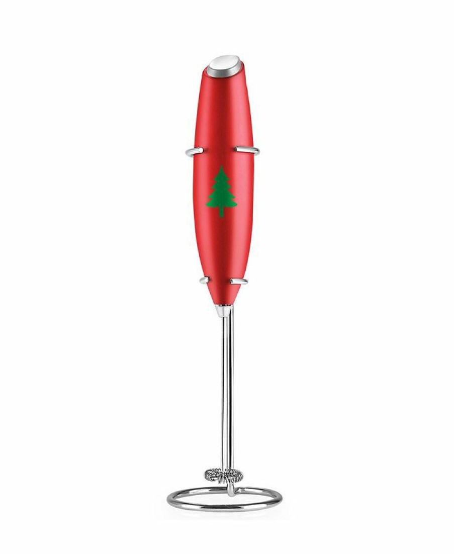 Kitchen * | Zulay Kitchen Milk Frother With Stand Christmas Edition