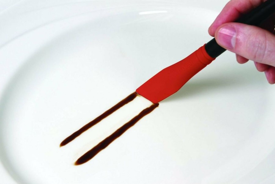 Cooks' Tools * | Mercer Culinary Mercer Silicone Plating Brush 60 Angle