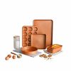 Kitchen * | Gotham Steel Nonstick 5 Piece Bakeware Set Copper