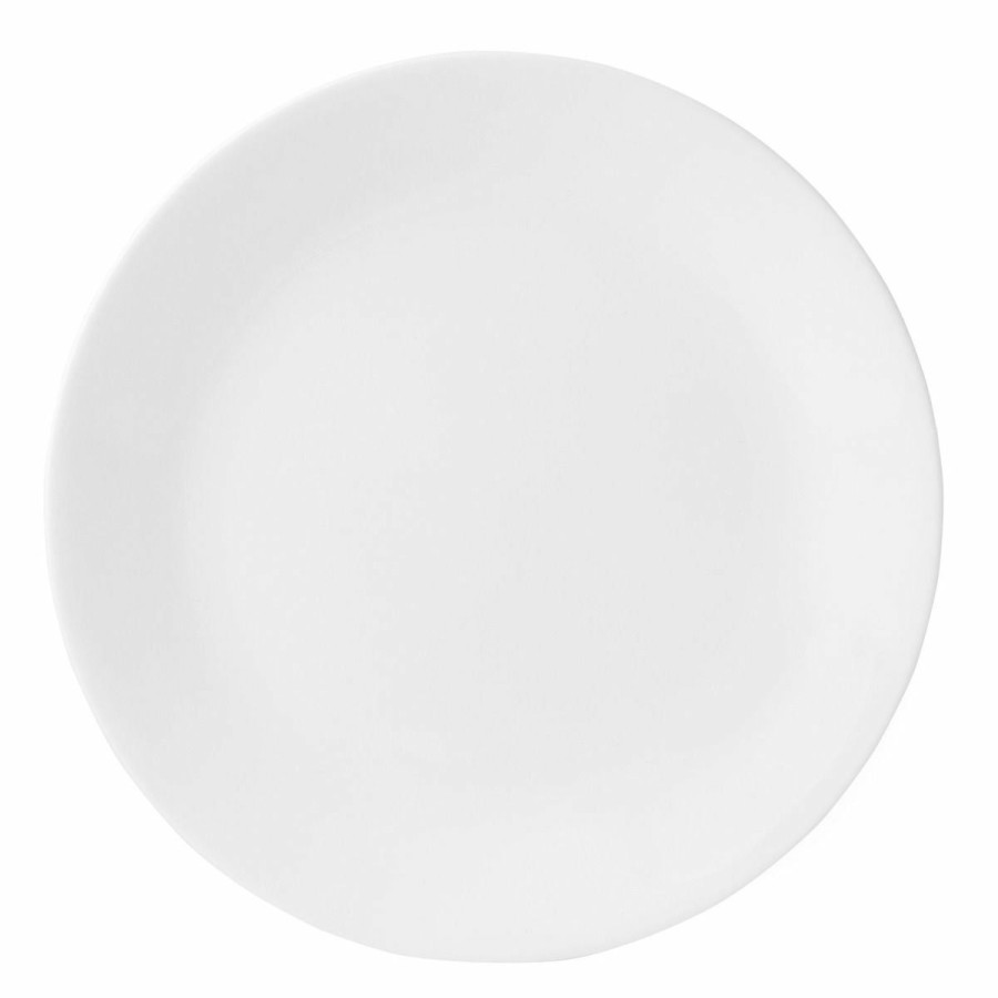 Glassware & Tabletop * | Corelle Livingware 10.25 Dinner Plates (Set Of 6) | Winter Frost White