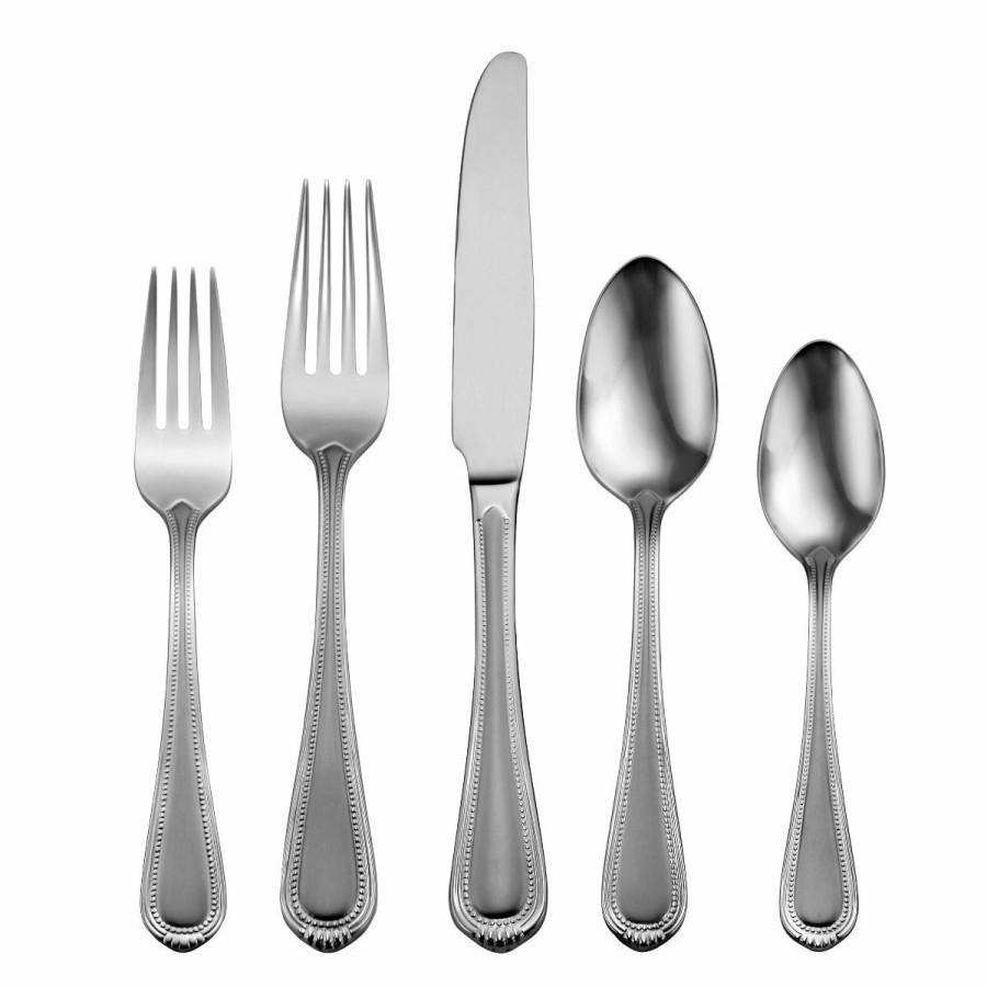 Glassware & Tabletop * | Oneida Stainless Steel 20-Piece Flatware Set | Countess