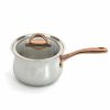 Kitchen * | Berghoff Uro Saucepan With Glass Lid, 6.25 Silver-Tone