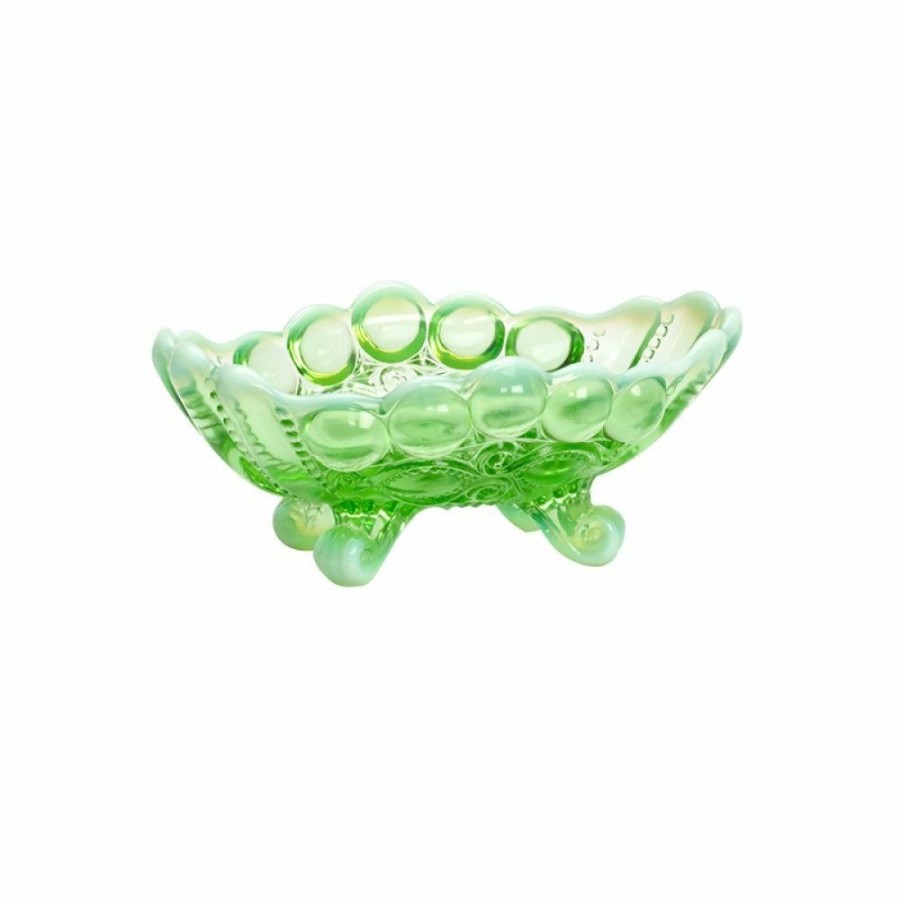 Glassware & Tabletop * | Mosser Glass Eye Winker Jam Dish | Green Opal