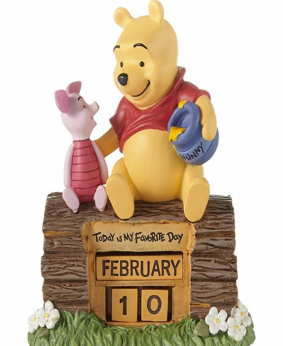 Misc_Gifts * | Precious Moments 222700 Today Is My Favorite Day Disney Winnie The Pooh Resin Perpetual Calendar Multicolored