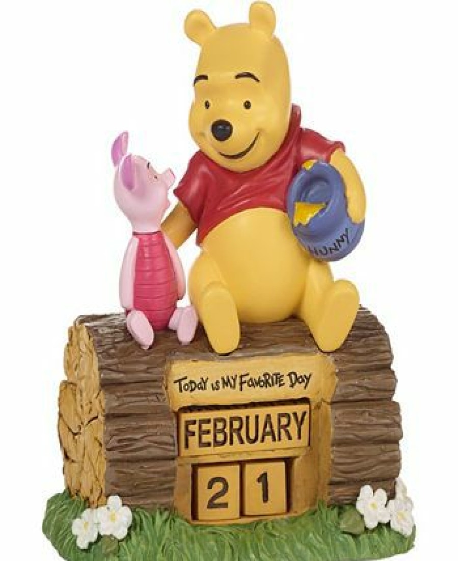 Misc_Gifts * | Precious Moments 222700 Today Is My Favorite Day Disney Winnie The Pooh Resin Perpetual Calendar Multicolored