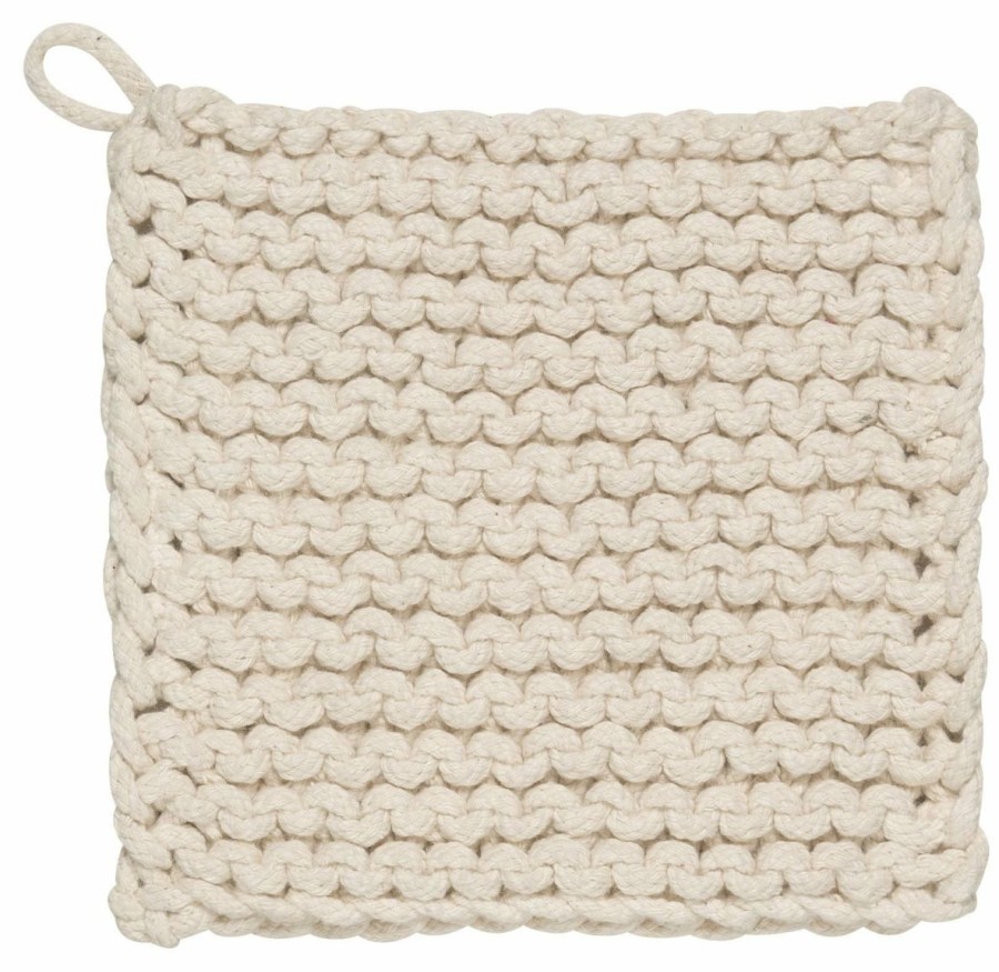 Glassware & Tabletop * | Danica Brands Danica Heirloom Crochet Potholder | Natural