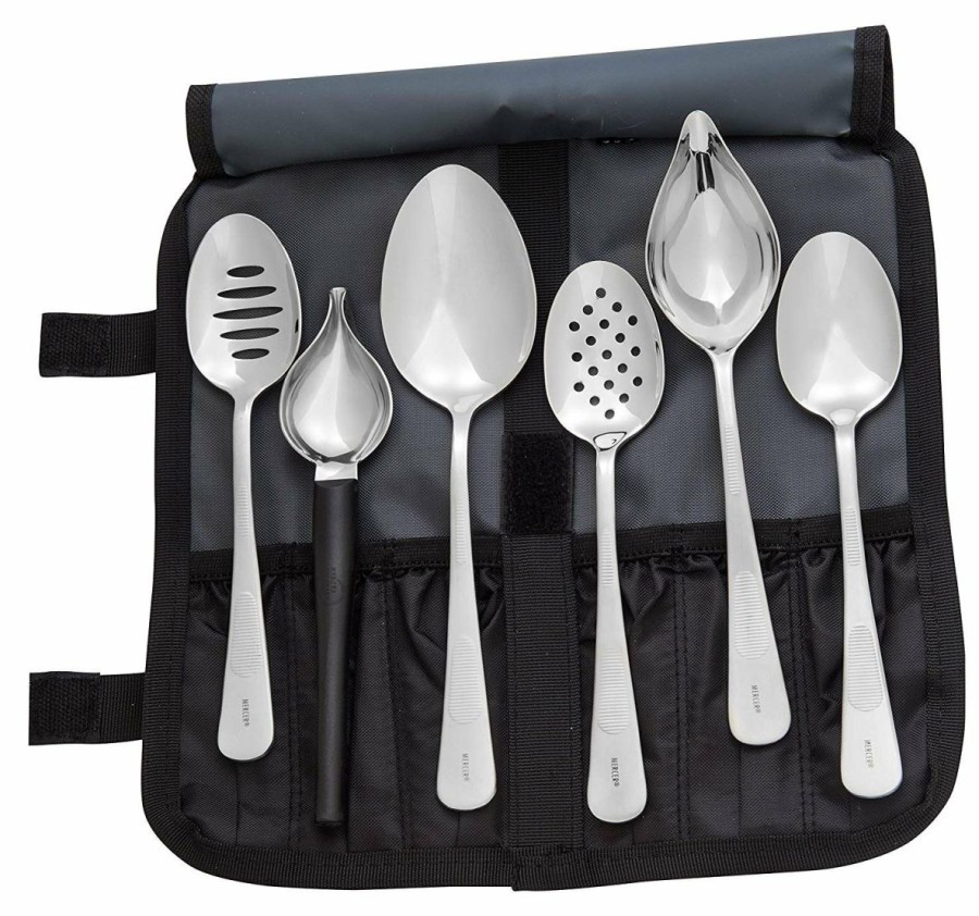 Cooks' Tools * | Mercer Culinary Mercer Plating Spoons Ii Set Set Of 7