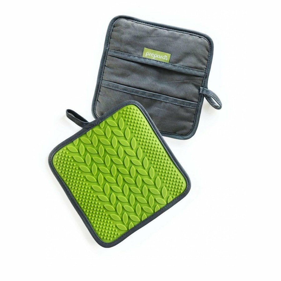 Glassware & Tabletop * | Prepara Silicone Pot Holder | Green