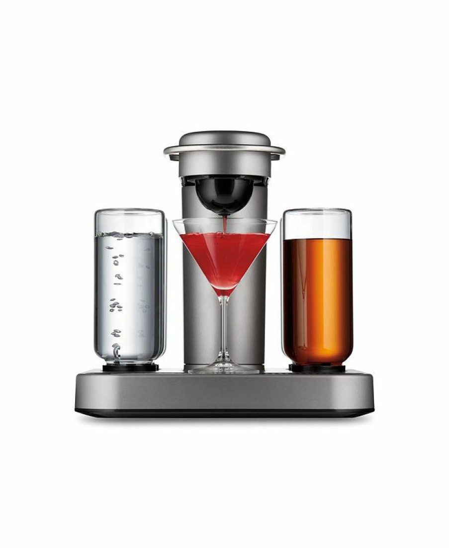 Kitchen * | Macy'S Bartesian Premium Cocktails On Demand With 5 Premium Glass Bottles Gray