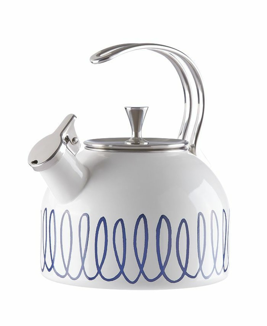 Kitchen * | Kate Spade New York Charlotte Street Kettle Turquoise/Aqua