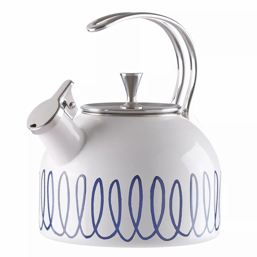 Kitchen * | Kate Spade New York Charlotte Street Kettle Turquoise/Aqua