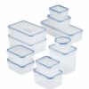 Kitchen * | Lock N Lock Easy Essentials 22-Pc. Food Storage Container Set Clear