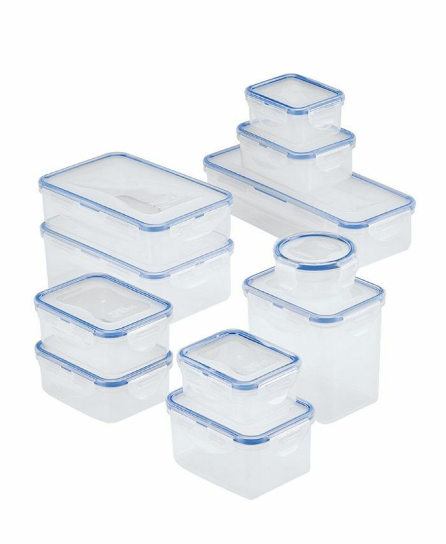 Kitchen * | Lock N Lock Easy Essentials 22-Pc. Food Storage Container Set Clear