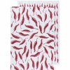 Glassware & Tabletop * | Danica Brands Now Designs By Danica Floursack Dishtowels (Set Of 2) | Carmine Chili Peppers