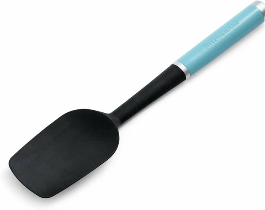 Cooks' Tools * | Kitchenaid Non-Electrics Kitchenaid Classic Spoon Spatula | Aqua