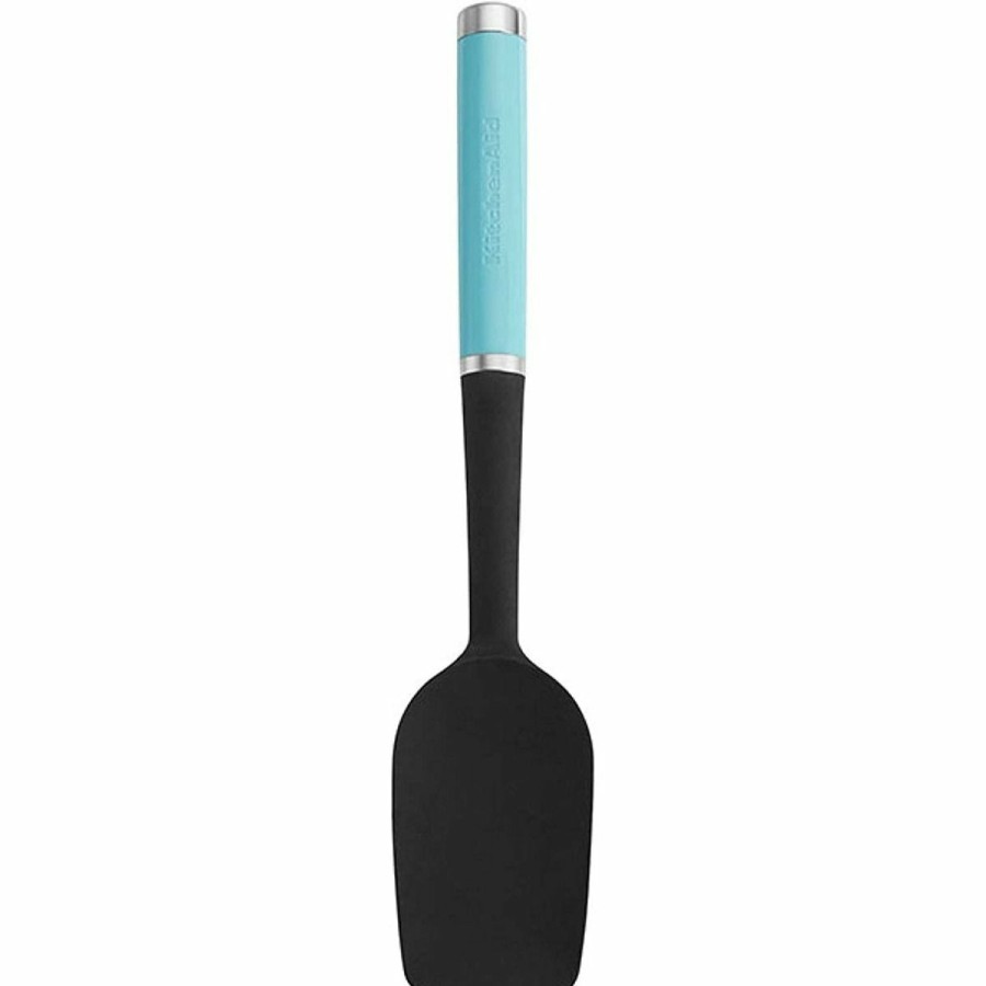 Cooks' Tools * | Kitchenaid Non-Electrics Kitchenaid Classic Spoon Spatula | Aqua