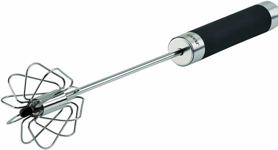 Cooks' Tools * | Gefu Rotary Whisk Black