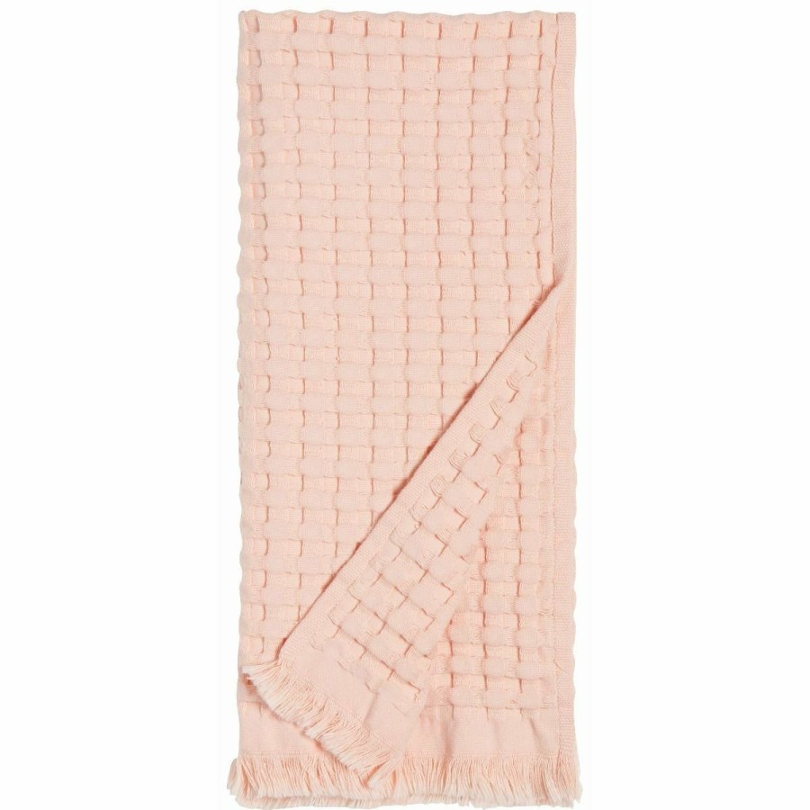 Glassware & Tabletop * | Danica Brands Danica Heirloom Textured Waffle Weave Hand Towel | Blush