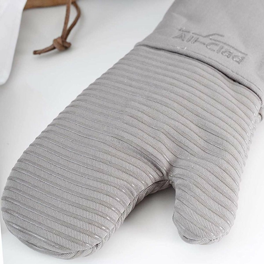 Glassware & Tabletop * | All-Clad Silicone Oven Mitt | Titanium