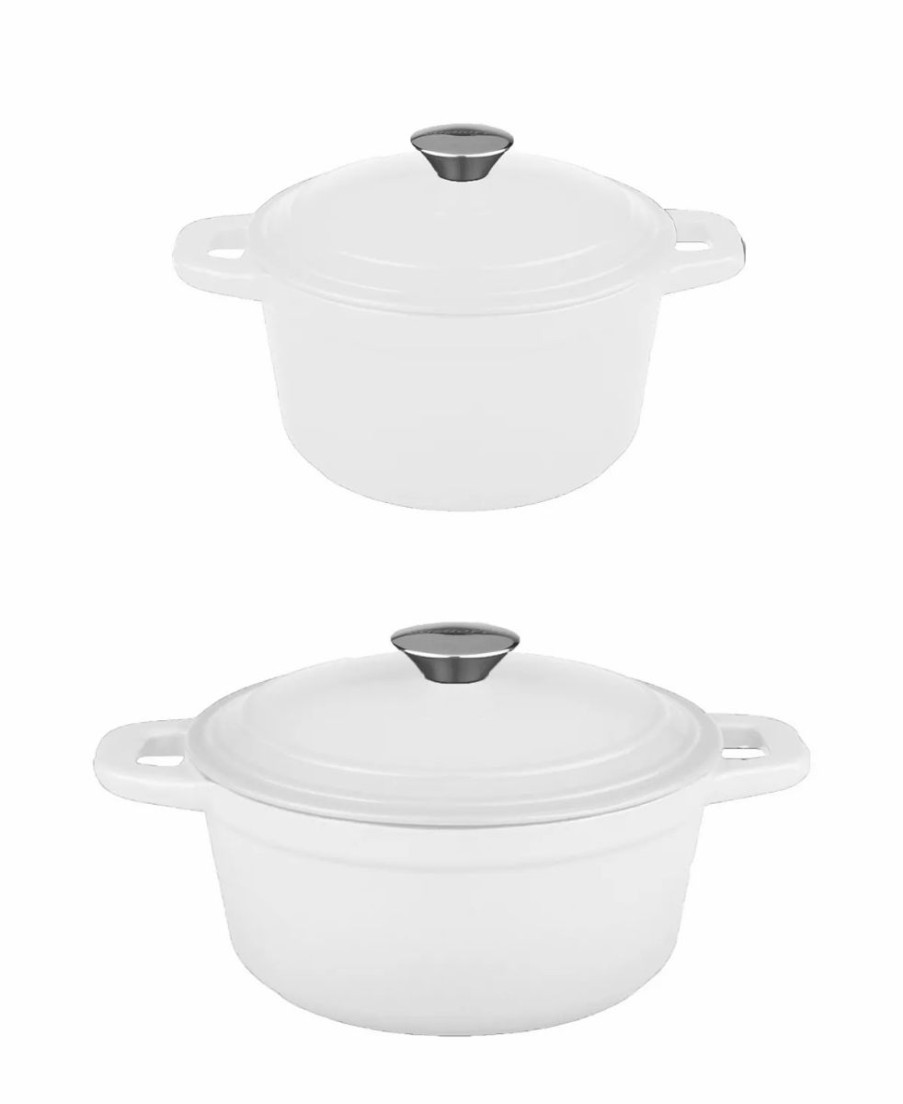 Kitchen * | Berghoff Neo Collection Cast Iron 4-Pc. Cookware Set White