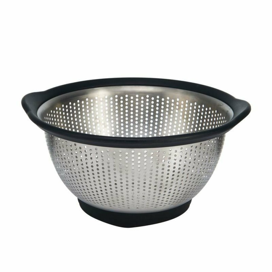 Cooks' Tools * | Kitchenaid Non-Electrics Kitchenaid Universal 3 Qt. Colander | Black & Stainless Steel