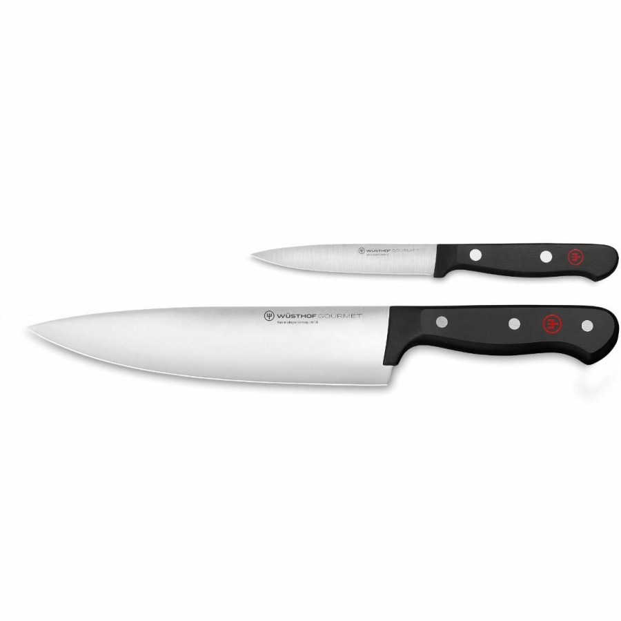 Knives * | Wusthof Cutlery Wusthof Gourmet 2-Piece Cook'S Knife Set | Cook'S & Utility