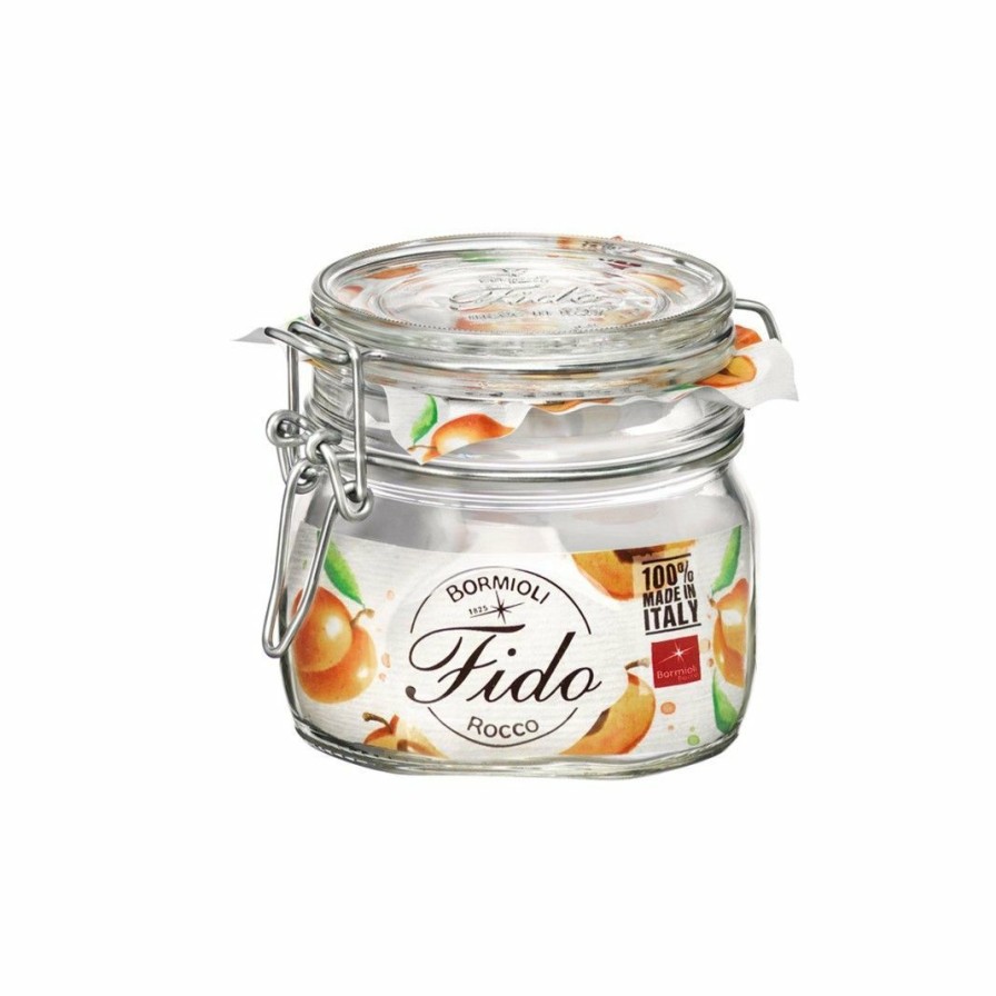 Glassware & Tabletop * | Bormioli Rocco 0.5L Swing Top Fido Canning Jar