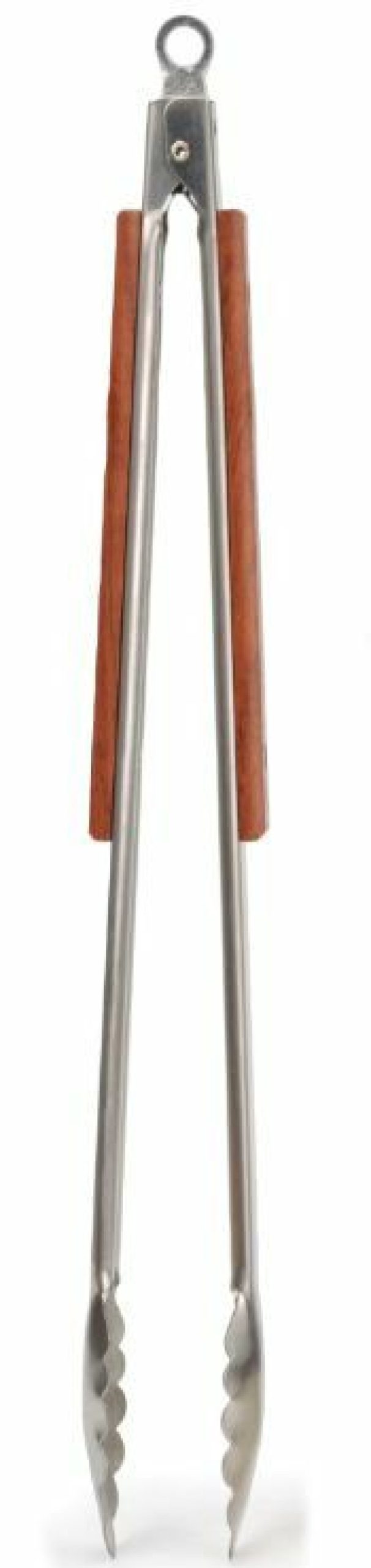 Cooks' Tools * | Rsvp International Rsvp Locking Bbq Grill Tongs Rosewood & Stainless