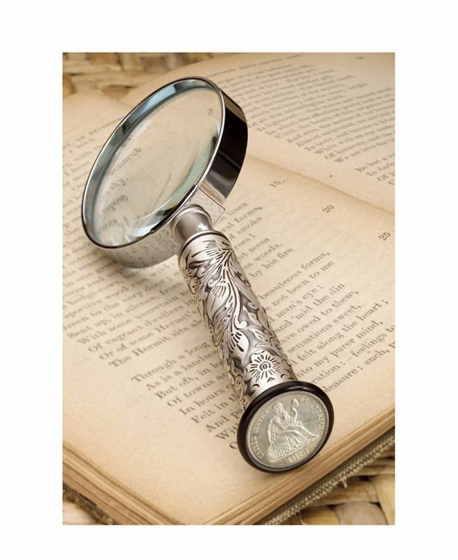 Misc_Gifts * | American Coin Treasures Silver Seated Liberty Dime Magnifying Glass Multi