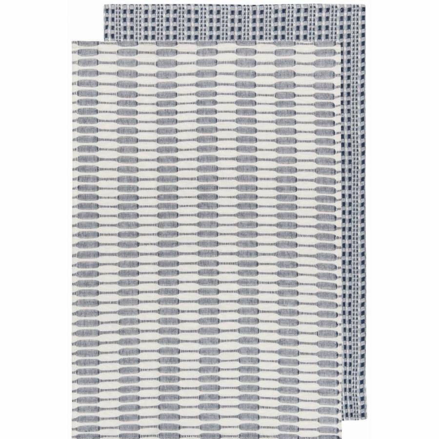 Glassware & Tabletop * | Danica Brands Danica Heirloom Abode Dishtowels (Set Of 2) | Midnight