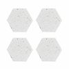 Glassware & Tabletop * | Typhoon Elements Hexagon Coasters (Set Of 4) | Terrazzo Stone