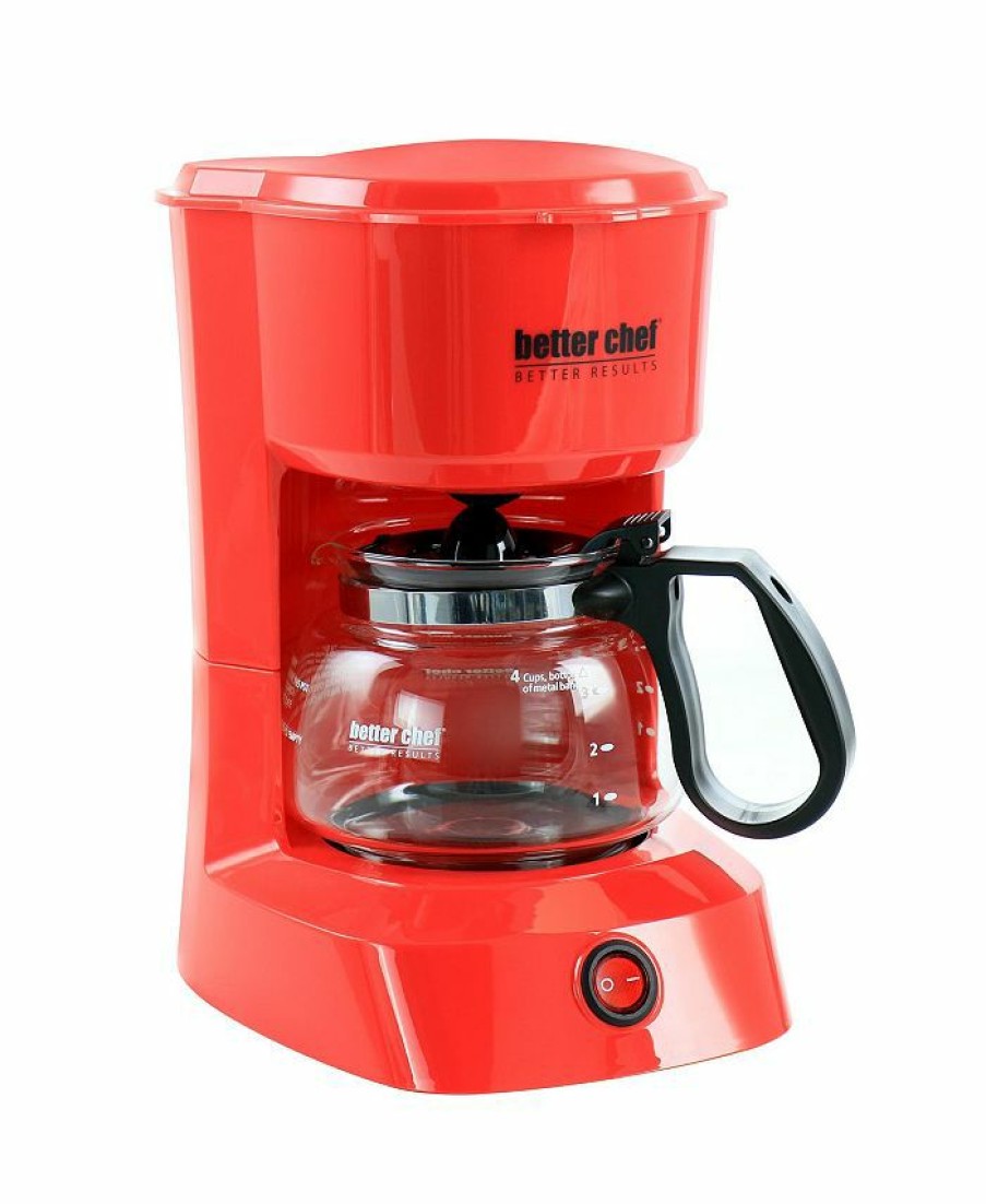 Kitchen * | Better Chef 4 Cup Compact Coffee Maker With Removable Filter Basket