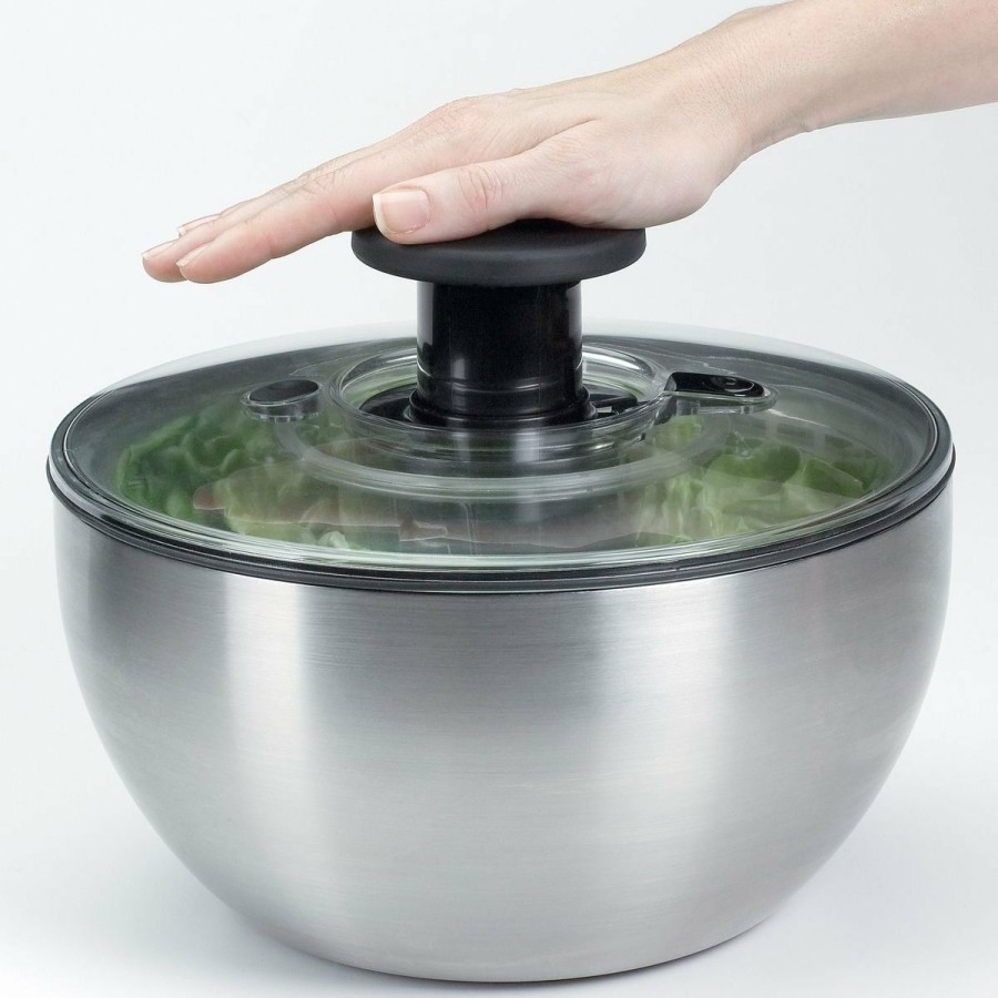 Cooks' Tools * | Oxo Steel Salad Spinner