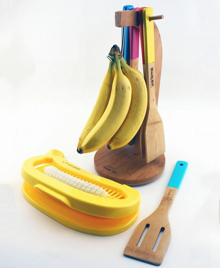 Kitchen * | Berghoff Cooknco Bamboo Banana Hanger & Cutter Set Multi